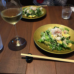 TEPPANYAKI 10 GINZA - 前菜、手前から