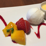 TEPPANYAKI 10 GINZA - デザートのアップ