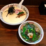 Nidaimeniganigatei - 特ニラ玉つけそば