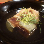 祇園 大渡 - 椀物は鯉と蓬麩