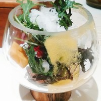 イル ギオットーネ 京都本店 - 上からかき氷がかけられました