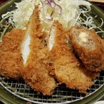 とんかつ和幸 - ヒレカツ・イカフライ・チーズ入りメンチ