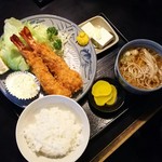 亀鶴庵 - 日本一海老フライ定食