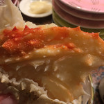 根室花まる - 殻を剥いたらこんな感じ