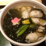 牡蠣そば　\1300  2011年 2月