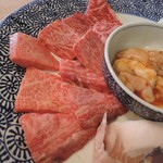 焼肉館・勝 - きれいな牛肉