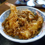 ほたて - 上天丼アップ