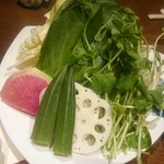 Chuugoku Hinabe Semmon Ten Shaofeiyan - 野菜盛り合わせ