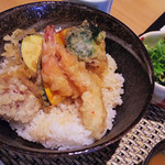 てんぷら 木坂 - 【北新地でランチ】 天丼が800円