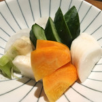 あわい - ぬか漬け盛り合わせ