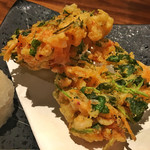 あわい - 桜海老と三つ葉のかき揚げ