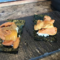 鉄板焼 摩天楼 東京スカイツリー・ソラマチ店 - 焼ウニ