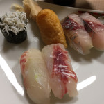 海さくら - メインの握り・軍艦・いなり