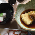 海さくら - 揚げ出し豆腐と吸物