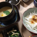 海さくら - 茶碗蒸しとサラダ