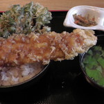 遊晞 - H29年5月、アナゴ天丼（900円）