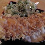 遊晞 - アナゴ天丼のアップ！