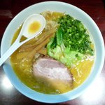 麺 eiji - 味噌のアップ