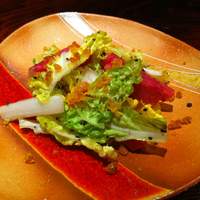 賛否両論 - からすみと白菜の和え物