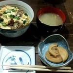 大分特産豊のしゃも料理 ハンモック - 豊のしゃも親子丼 \800