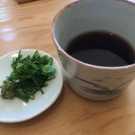 蕎麦 心空 - あらびきそばの猪口