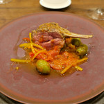 Variante - 仔羊の軽い煮込み カラブリア風