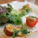 itariamba-rugura-to - 前菜盛り合せ。4種類。2011年1月撮影。