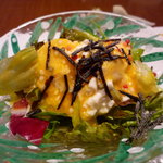北新地　桔梗 - ☆塩昆布なサラダも美味しゅうございます（＾ｖ＾）☆