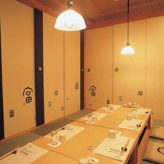 ご接待からお祝い事まで。大切な方とのひとときに最適な各種個室