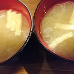 村さ来 - サービスのお味噌汁