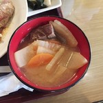 BARO MASA - 豚しょうが焼定食930円につく豚汁