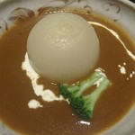 割烹 藪下 - 新玉ねぎの姿煮