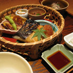 西村屋　和楽 - 昼膳、メインが鰆の味噌漬けタイプ