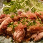 海鮮居酒屋 えん屋 - 焼地鶏おろしポン酢