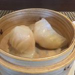 クロモリ - 蒸し点心
      海老蒸し餃子
      黄ニラと海老の蒸し餃子
      
