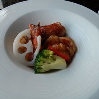 中国料理 カリュウ(ヨコハマ グランド インターコンチネンタル ホテル) - 有頭海老の山椒風味醤油炒め
