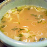 大穀 - 半ライスのセットのスープ