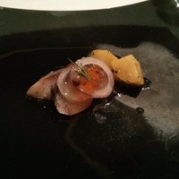 レストラン・パッション - 季節の一皿（鯖の燻製、じゃがいも）