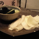 大根ときゅうりの漬物