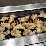 焼肉さかえ - 2017/5/4 天下鶏ミックス3人前