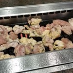 焼肉さかえ - 2017/5/4 天下鶏ミックス3人前