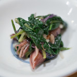 うを徳 - 2017.5 明石煮蛸と滑川蛍烏賊と秋田片栗の花 酢味噌和え