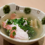 うを徳 - 2017.5 花山椒しゃぶしゃぶ1杯目 天津小湊金目鯛