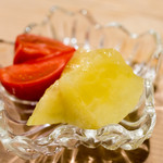 うを徳 - 2017.5 徳島トマト、静岡メロン