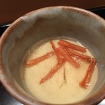 鮨みなと - 撥子（ばちこ）の茶碗蒸し