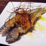 レティコ - リーブオイルを使った若鮎の南蛮風