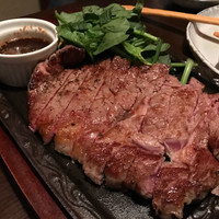 ビストロボンノ - 阿波牛のリブロースのステーキ。美味しかった〜♪