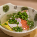 うを徳 - 花山椒鍋（はなざんせうなべ）金目鯛（きんめだひ）