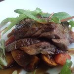 Trattoria L'arche - 道産牛のソテー　マディラ酒のソース　野菜のトマト煮添え　【　２０１１年２月４日　】