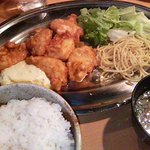 日向屋 - チキン南蛮定食の全景